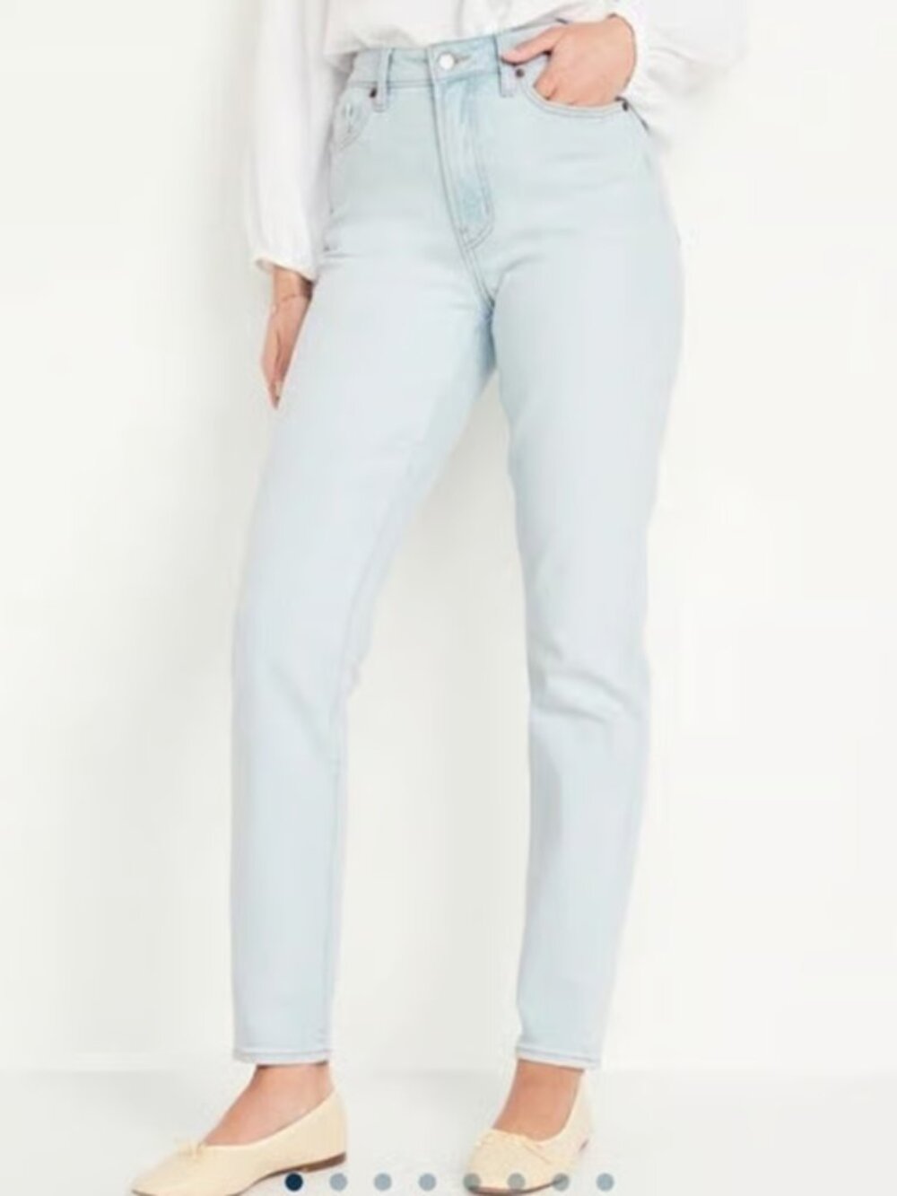 Old Navy High Rise OG Straight Ankle Jeans in Light Wash Size 22